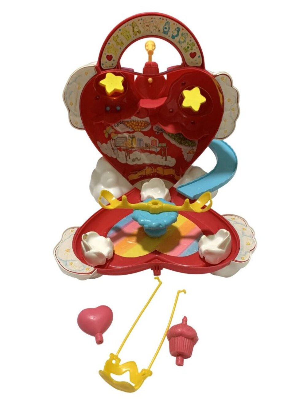 Care Bears 1983 Care-A-Lot Cloud Playset American Greetings Kenner Not Complete